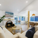 Living Room Cleaning in Vacation Property Rental at Del Mar CA