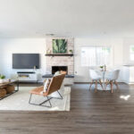 Living Room Cleaning in Vacation Property Rental at Long Beach CA
