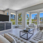 Living Room Cleaning in Vacation Property Rental at Ocean Beach CA