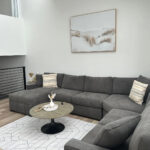 Living Room Cleaning in Vacation Property Rental at Oceanside CA