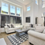 Living Room Cleaning in Vacation Property Rental at Palos Verdes CA